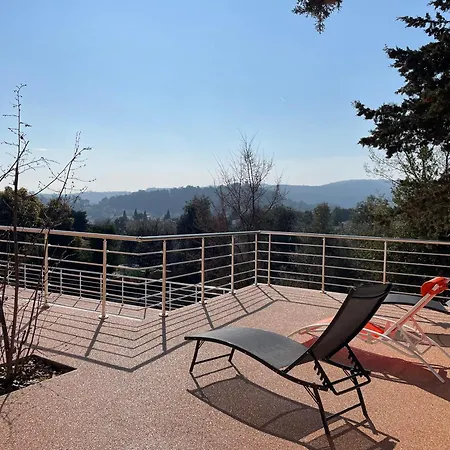 New 1br Ac Private Pool Mountain View Cagnes-sur-Mer